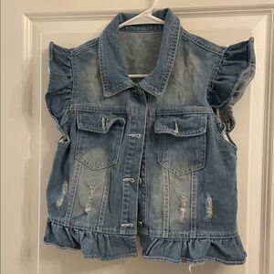 Youth Jean Jacket Vest